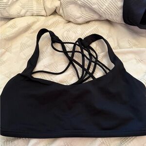 Lululemon Free To Be Wild Black Sports Bra